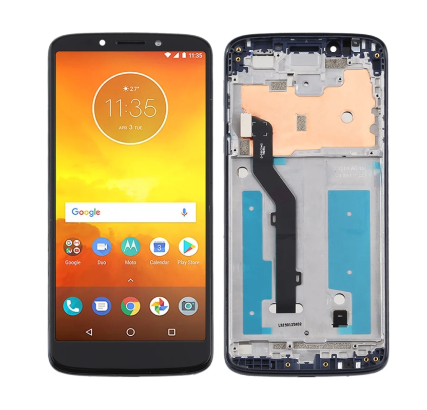Lcd Screen Moto E5 Original (TX1920DL) Frame
